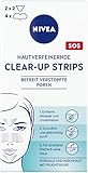 NIVEA hautverfeinernde Clear-Up Strips (6 Stück), Reinigungs-Strips für...