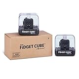 Fidget Cube von Antsy Labs, Antistresswürfel Schwarz (2er pack)