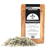 allerFeinst! - Premium Trüffelsalz mit 5% Trüffel | Gourmet Fleur de Sel...