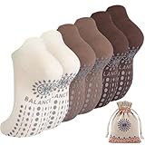ILovDaisy Pilates Yoga Socken Damen 39-42, Stoppersocken Rutschfeste...