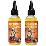 Teouuas 2 Stück Silikonöl Laufband Öl 100ml, Laufbandöl, 100% Reines...