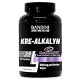 Bandini® Kre-Alkalyn - 240 Kapseln - Kre Alkalyn® pH-Korrektes Kreatin -...