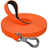 X XBEN Wasserdicht Schleppleine für Hunde,3M 5M 10M 15M 20M 30M Gummierte...