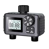 Ldabrye Programmierbares Gartenschlauch Wasserhahn Timer 2 Zonen...