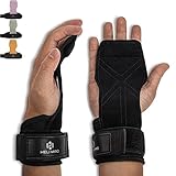 Power Zughilfen Krafttraining, Fast Grip Leder Zughilfe-Handgelenksbandage...