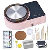 VEVOR Mini Töpferscheibe Maschine 158 mm Drehteller mit einstellbarer...