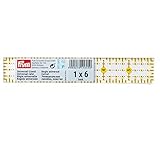 Prym 611645 Universal-Lineal 1 x 6 inch, Omnigrid, transparent