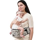 SUNVENO Baby Hüfttrage, CPC-Zertifizierte Ergonomische Trage für 3.2-20.4...