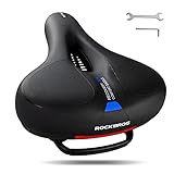 ROCKBROS Fahrradsattel Bequem Gelsattel Herren Damen Ergonomischer Breiter...