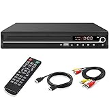 VATI DVD-Player für Smart-TV, unterstützt 1080P Full HD mit HDMI-Kabel,...
