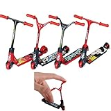 JRYGAC 4er-Set Mini Scooter & Finger Skateboard - Kinder Toy Set mit...