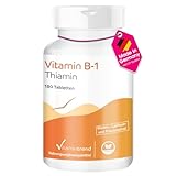 Vitamin B1 (Thiamin) 100mg -180 vegane Tabletten ! 6-MONATS-VORRAT !...