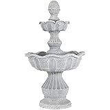 STILISTA Gartenbrunnen Modell Athene Steinoptik 50 x 48 x 85 cm...