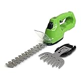 Akku-Heckenschere & Grasschere 2-in-1 Kompatibel mit Makita 18V Akku (ohne...