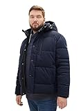 TOM TAILOR Herren 1039930 Winterjacke mit Abnehmbarer Kapuze, 10668-sky...