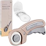 45 mm Rollschneider Set: Edelstahl Rotary Cutter mit 3 Klingen – für...