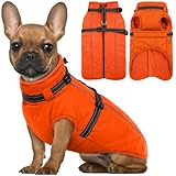 Lelepet Hundemantel für den Winter, Warme Hundejacke mit integriertem...