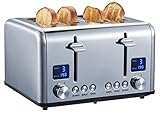 Steinborg Toaster Langschlitz | Digitales Display mit Countdown |...