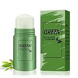 Green Mask Stick,Green Tea Mask Stick,Grüntee Purifying Clay Green Tea...