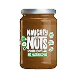 Naughty Nuts Bio Haselnussmus Smooth - 100% Natürlich, Vegan, ohne Palmöl...