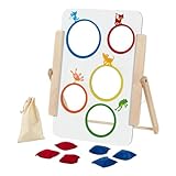goki Zielwurfspiel für Klein und Groß - Beidseitig bespielbar, aus Holz,...