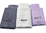 Crafty Cloth 6-teiliges Handtuch-Set für Gesicht, Körper und Po | sanfte...