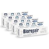 Biorepair, Zahnpasta Pro White, 4 Packungen à 60 ml, Zahnpasta mit...