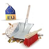 Novaliv Kehrblech Set Kehrblechgarnitur Handfeger ELASTONBORSTEN und...