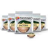 Tassimo Kapseln Jacobs Typ Latte Macchiato Classico, 40 Kaffeekapseln, 5er...