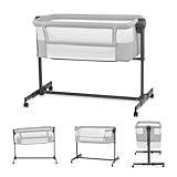 Kinderkraft Neste UP2 Beistellbett 2 in 1, Kinderreisebett mit Matratze...