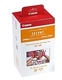 Canon Druckerkartusche RP-108 und Papier für Selphy CP Fotodrucker Serie