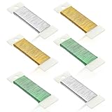 6 Rollen Basteldraht Dünn Set 0,35mm x 300m Draht zum Basteln Schmuckdraht...