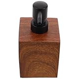 DECOMELODY Handseifenspender 400 ml in Holzoptik Nachfüllbare Pumpflasche...