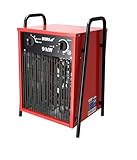 DEDRA Elektro-Lufterhitzer 9 kW, 400 V, quadratisch, nützlich in...