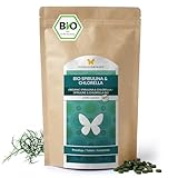 500g BIO Spirulina & Chlorella Presslinge, 1000 Tabletten 'a 500mg, 100%...