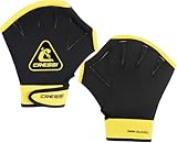 CRESSI Aqua Boost Swim Gloves Black/Yellow L-Unisex Neopren Ultraspan...