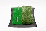 Golf Abschlagmatte (60 cm x 30 cm) / inkl. Gummi-Tees/Verschiedene...