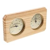 Toyvian Sauna Thermometer Hygrometer Temperatur Feuchtigkeitsmesser für...