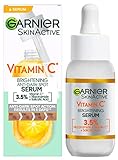 Garnier SkinActive Serum gegen dunkle Flecken, Gesichtsserum mit Vitamin C...