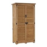 MCombo Gartenschrank Geräteschuppen Werkzeugschrank Outdoor-Schrank...