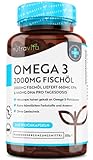 Omega 3 Kapseln hochdosiert 240 - 2000mg Fischöl Kapseln mit 660mg EPA &...