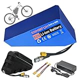 SNHMFUH 52V Ebike Triangle Lithium Battery 20Ah - 40Ah Electric Bicycle...