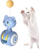 MAHIM Tumbler Funny Cat Stick Selfie Cat Toy Ball Federn for Cats To...