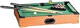 Playtastic Billiard: Mini Billardtisch mit 2 Queues & 16 Kugeln (Mini...
