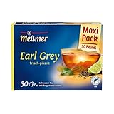 Meßmer Earl Grey | Feiner Schwarztee mit Bergamotte-Aroma | 50 Teebeutel |...
