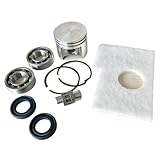 Jodriva 38-mm-Kolbenbolzenringsatz, Kurbelwellenlager-Öldichtungssatz,...