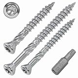SCREW REBEL Terrassenschraube ST-FIX Edelstahl C1 5,0 x 50mm - 200 Stück...