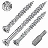 SCREW REBEL Terrassenschraube ST-FIX Edelstahl C1 5,0 x 60mm - 200 Stück...