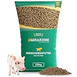 Agrarzone Minischweinfutter Pellets 25 kg - Schweinefutter für...