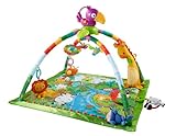 Fisher-Price Rainforest Erlebnisdecke, Krabbeldecke für Baby mit...